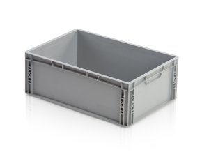 plastova prepravka uzavrene rukojeti 600 x 400 x 220 mm 7235