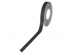 Protiskluzová páska - jemné zrno, 25 mm x 18,3 m, černá