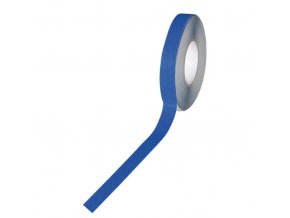 Protiskluzová páska - jemné zrno, 25 mm x 18,3 m, modrá