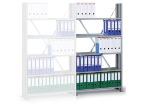 archivacni regal s bocnimi stenami variant 1950 x 1000 x 300 pridavny 3617