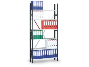 archivacni regal variant 2550 x 1240 x 300 mm police pozink zakladni 40766