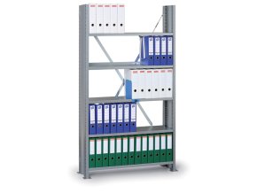 archivacni regal s bocnimi stenami variant 2550 x 1240 x 300 zakladni 46816