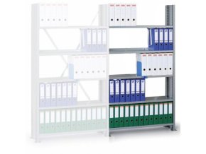 archivacni regal s bocnimi stenami variant 1950 x 1240 x 300 pridavny 116695