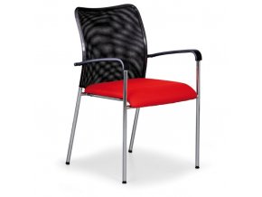 Konferenční židle JOHN MINELLI, červená