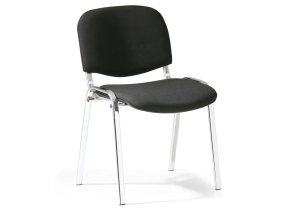 konferencni zidle viva chromovane nohy cerna 908
