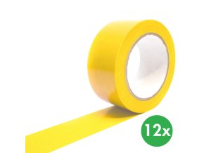 samolepici vyznacovaci paska 12 ks 33 m x 50 mm zluta 116797