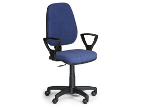 kancelarska zidle comfort pk s podruckami modra 901