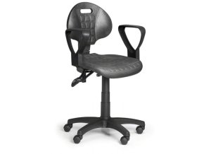 pracovni zidle pur s podruckami asynchronni mechanika pro mekke podlahy seda 8544