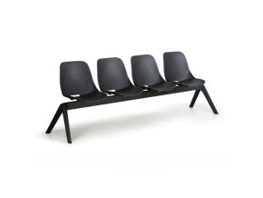 plastova lavice do cekaren monoshell 4 sedak cerna 104531