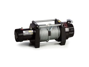 Elektrický lanový naviják 17000 24V - ocelové lano