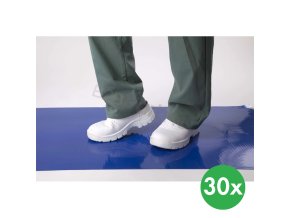 jednorazova hygienicka cistici rohoz 66 x 114 cm 30 ks modra 115680