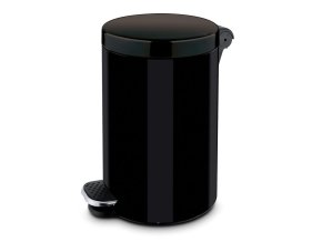 Nášlapný odpadkový koš 5 L, lakovaný černý