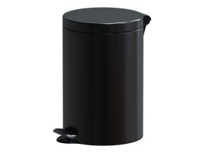 Nášlapný odpadkový koš, 12 L, lakovaný černý