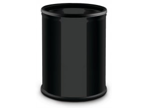 Kancelářský odpadkový koš 7 L, lakovaný černý