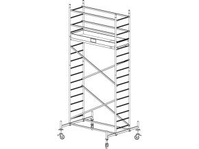 Hliníkové pojízdné lešení ProTec 5,3 m