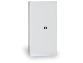kovova skrin demontovana 1820 x 850 x 390 mm 4 police seda 14093