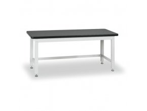 Pracovní stůl do dílny BL, stolní deska MDF + PVC, nosnost 1000 kg, 1800 mm
