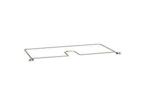 delice do dratenych regalu hloubka 450 mm 40710