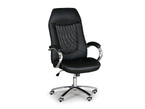 kozene kancelarske kreslo superior cerna 8068