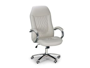 kozene kancelarske kreslo superior slonova kost 8069