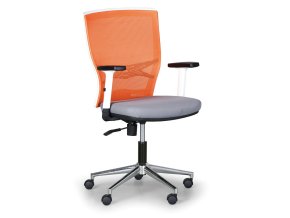 kancelarska zidle haag oranzova seda 14682