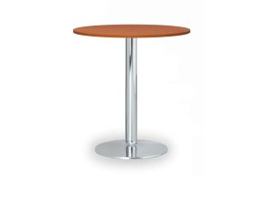 konferencni stolek filip ii prumer 80 cm chromovana podnoz tresen 104926
