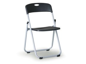 skladaci zidle s kovovou lakovanou konstrukci clack cerna 8138