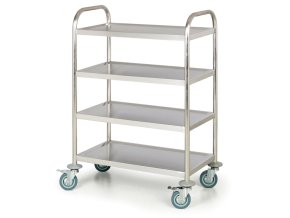 nerezovy policovy vozik 4 police 710 x 410 mm 4257