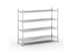 nerezovy policovy regal 1550 x 1800 x 600 mm 4 police 14302