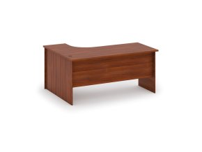 rohovy kancelarsky psaci stul mirelli 140x120 cm pravy orech 48714