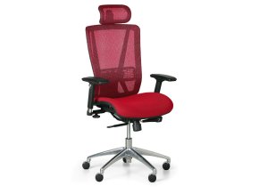 kancelarska zidle lester mf cervena 6265