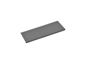 Police pro skříně se žaluziovými dveřmi, 1000 x 450 mm, antracit