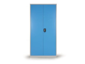 dilenska policova skrin na naradi 4 police seda modra 1850x900x400 mm 112192