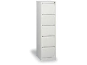 Kovová kartotéka A4, 5 zásuvek, demontovaná, šedá