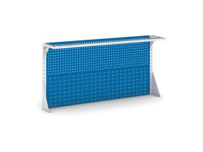 Nástavba na stůl GB 1800 mm, děrovaný plech na nářadí a plastové boxy