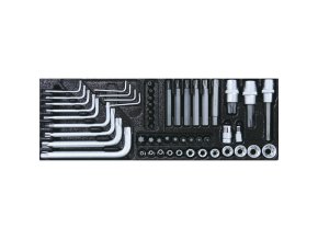 Sada Torx, 52 ks - vložka do zásuvky EXPERT, chrom vanadium
