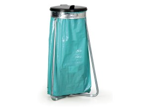 stojan na odpadkove pytle 70 l nebo 120 l 500 x 500 x 900 mm cerna 9333