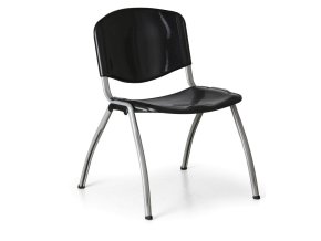 plastova jidelni zidle livorno plastic cerna 9480