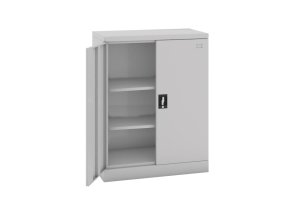 plechova policova skrinka na naradi dvoudverova cylindricky zamek 1040 x 800 x 435 mm 19287