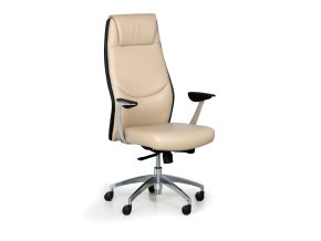 kozene kancelarske kreslo fancy bezova 13142