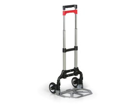 Skládací hliníkový rudl, nosnost 70 kg, plná kola