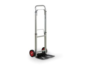 Skládací hliníkový rudl, nosnost 90 kg, plná kola
