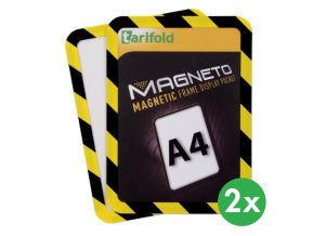 Samolepící kapsa A4 (2ks), nepermanentní, žluto-černá