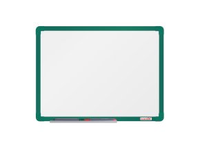 bila magneticka popisovaci tabule boardok 600 x 450 mm zeleny ram 14821