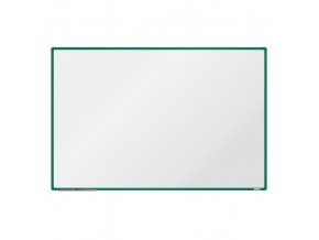 Bílá magnetická popisovací tabule boardOK, 1800 x 1200 mm, zelený rám