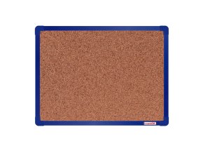 korkova nastenka boardok v hlinikovem ramu 600 x 450 mm modry ram 14849