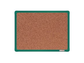 korkova nastenka boardok v hlinikovem ramu 600 x 450 mm zeleny ram 14851