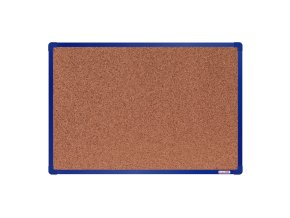 korkova nastenka boardok v hlinikovem ramu 600 x 900 mm modry ram 14854