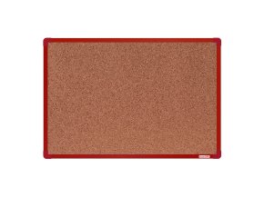 korkova nastenka boardok v hlinikovem ramu 600 x 900 mm cerveny ram 14855