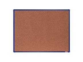 korkova nastenka boardok v hlinikovem ramu 1200 x 900 mm modry ram 14859